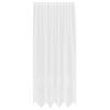 vidaXL Garnogard&iacute;na me&eth; gluggatj&ouml;ldum Bl&oacute;m Hv&iacute;tt 220x150cm P&oacute;l&yacute;ester