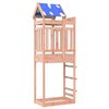 vidaXL Leikjaturn Br&uacute;nn 85 x 52,5 x 239 cm Solid Douglas Wood