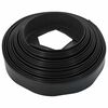 vidaXL Grasskantur Svartur 4000 x 4 x 5 cm Plast