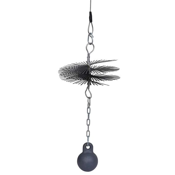 Hringlaga Skorsteinsbursti 20 cm &thorn;verm&aacute;l