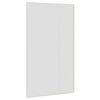 vidaXL Skord&yacute;ranet fyrir Glugga Hv&iacute;tt 80x140 cm