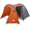 vidaXL K&uacute;peltjald Hvelfing Gr&aacute;r og appels&iacute;nugulur 384 x 254 x 170 cm