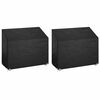 vidaXL Gar&eth;bekkjaryfirbrei&eth;slur 2stk 8 K&oacute;sar 160x70x70/88cm P&oacute;l&yacute;et&yacute;len