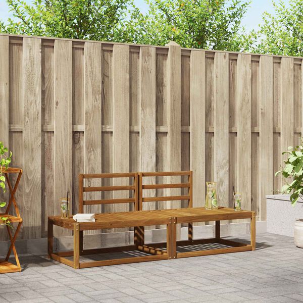 vidaXL &Uacute;ti s&oacute;fasett 2 pcs N&aacute;tt&uacute;rulegur 182,5 x 63 x 73 cm