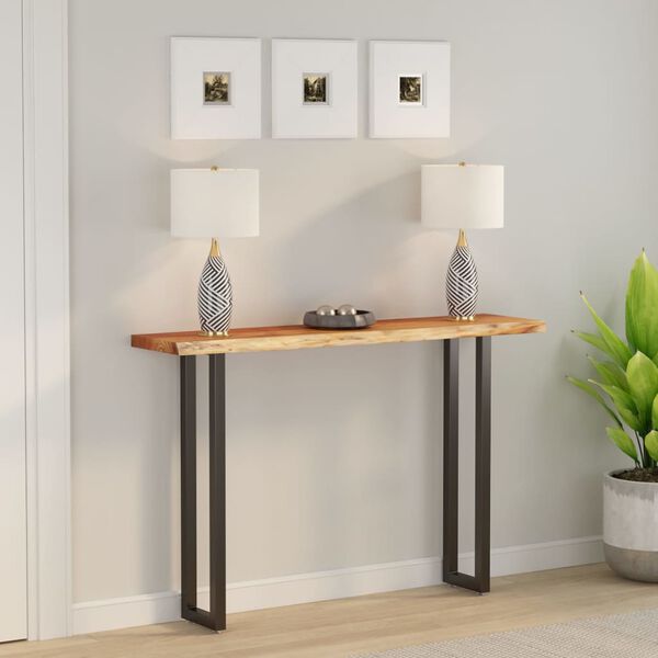 vidaXL Bor&eth;plata 180x30x2,5cm R&eacute;tthyrnd Gegnheil Akas&iacute;a N&aacute;tt&uacute;rul. Br&uacute;n