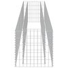 vidaXL Gabion Grj&oacute;tkassi Upph&aelig;kka&eth; Bl&oacute;maker S&iacute;nkh&uacute;&eth;a&eth; St&aacute;l 270x50x50cm