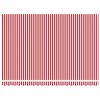 vidaXL Sólskermur Randir red and white 4,5 × 3,5 m Pólýester og málmur