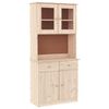 vidaXL Skenkur ALTA 77x35x165 cm Gegnheil Fura