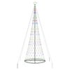 vidaXL LED j&oacute;latr&eacute; me&eth; 455 LED me&eth; standi Marglitur 399 cm metal