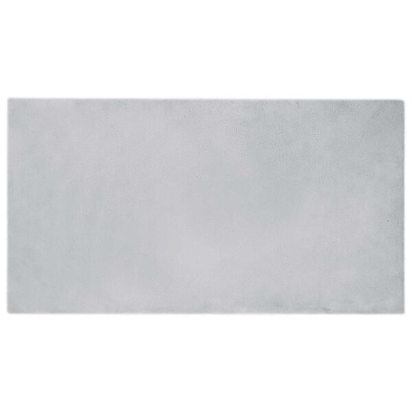 vidaXL Gervikaninufellsd&uacute;kur Olite Gr&aacute;r 60 x 110 cm P&oacute;l&yacute;ester