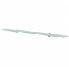 vidaXL Veggfest Glerhilla 100x20 cm 8 mm