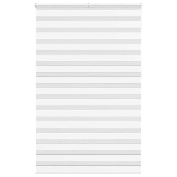 vidaXL Zebra Gard&iacute;na Hv&iacute;tt 145x230 cm Efni Breidd 140,9 cm P&oacute;l&yacute;ester