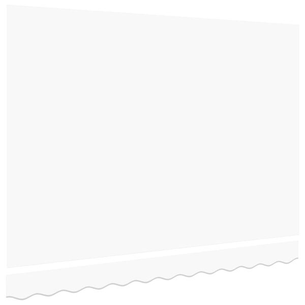 vidaXL Varmaskiptaefni fyrir skyggni Hvítt 330 x 195 cm Pólýester