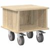 vidaXL Sj&oacute;nvarpsstandur Sonoma Eik 37 x 35 x 35 cm Samsettur vi&eth;ur