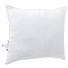 vidaXL Koddi me&eth; kodda 2 pcs Hv&iacute;tt 41 x 41 x 20 cm B&oacute;mull og p&oacute;l&yacute;ester