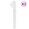 vidaXL Fl&iacute;spl&ouml;ntuyfirbrei&eth;sla 2 R&uacute;llur 70 g/m&sup2; 10x1,6 m