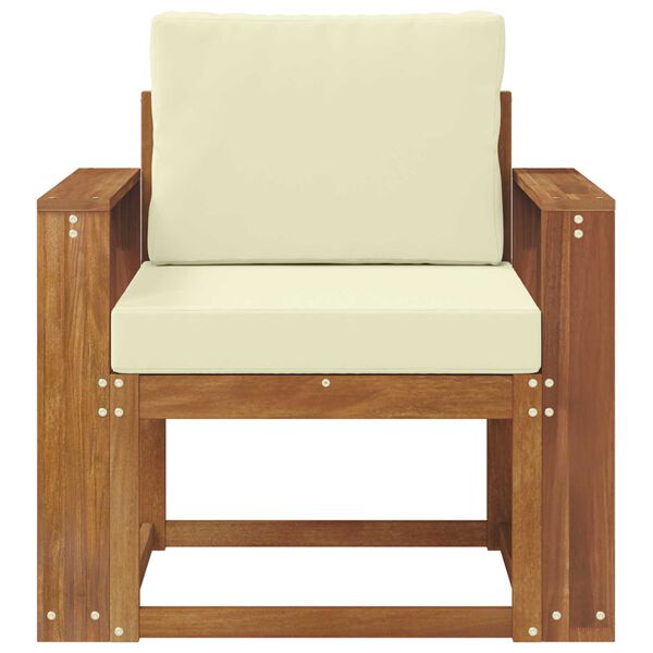 vidaXL &Uacute;tis&oacute;fi Solid Akas&iacute;uskei&eth; og P&oacute;lyester N&aacute;tt&uacute;rulegur