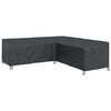 vidaXL H&uacute;&eth; fyrir h&uacute;sg&ouml;gn Svart 255 x 255 x 80 cm 600D Oxford efni