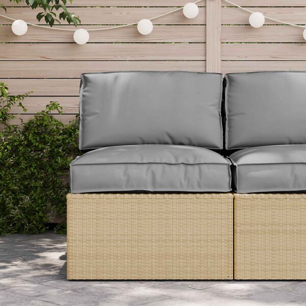 vidaXL P&uacute;&eth;asett &aacute; pall 2 pcs Gr&aacute;r Oxford efni