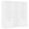 vidaXL B&oacute;kask&aacute;pur Hv&iacute;tur 98x30x98 cm Samsettur Vi&eth;ur
