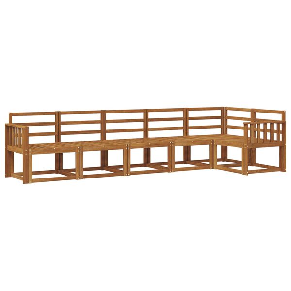 vidaXL &Uacute;ti s&oacute;fasett 6 pcs N&aacute;tt&uacute;rulegur Hrein akas&iacute;utr&eacute;