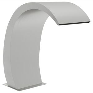 vidaXL Gosbrunnur fyrir Sundlaug me&eth; LED 22x60x70 cm Ry&eth;fr&iacute;tt St&aacute;l 304