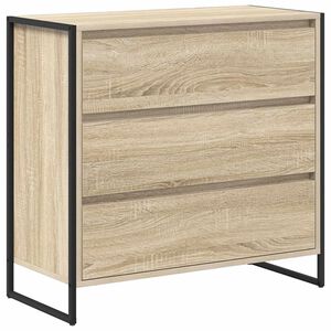 vidaXL Vi&eth;beinteyfla Sonoma 79 x 36 x 75.5 cm Samsettur vi&eth;ur