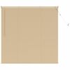 vidaXL Venes&iacute;skur blindur L&eacute;tt br&uacute;nn me&eth; mynstri 150 x 140 cm PVC