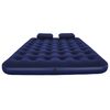 90750 Bestway Inflatable Flocked Airbed with Pillow and Air Pump 203 x 152 x 22 cm 67374