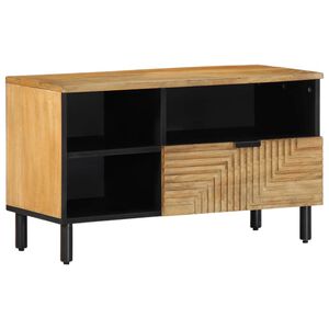vidaXL sjónvarpsskápur Brúnn 80x33x46 cm Solid Wood Mango