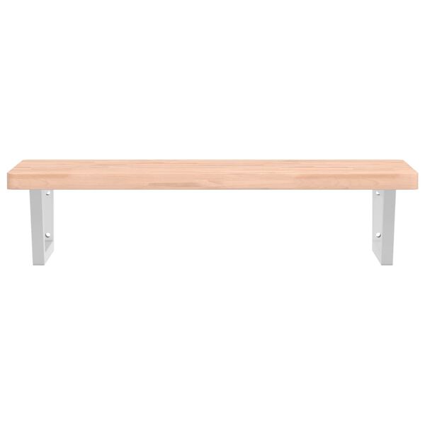 vidaXL Veggfest Handlaugarhilla St&aacute;l og Gegnheilt Beyki