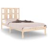 vidaXL R&uacute;mgrind Gegnheill Vi&eth;ur 90x190 cm Einbrei&eth;