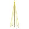 vidaXL J&oacute;latr&eacute; me&eth; Jar&eth;festingum 310 Hl&yacute;tt-hv&iacute;t LED Lj&oacute;s 300 cm