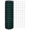vidaXL Euro Gir&eth;ing St&aacute;l 25 x 1,2 m Gr&aelig;n