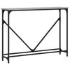 vidaXL Veggbor&eth; Gr&aacute;tt Sonoma 102x22,5x75 cm Samsettur Vi&eth;ur