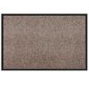 vidaXL Dyramotta Drapplita&eth;ur 60 x 40 x 1.2 cm Tedd&yacute; efni