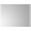 vidaXL LED Ba&eth;herbergisspegill 80x60 cm