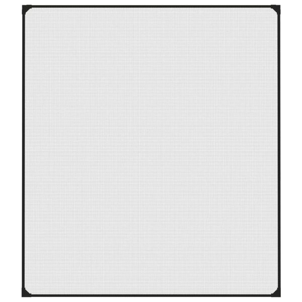 vidaXL Skord&yacute;ranet fyrir Glugga Reykgr&aacute;tt 130x150 cm