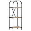 vidaXL Hilla Artisan Eik 40 x 30 x 109 cm Samsettur vi&eth;ur