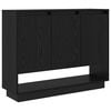vidaXL Vi&eth;beinteyfla Svartur Eik 97 x 29 x 75 cm Samsettur vi&eth;ur