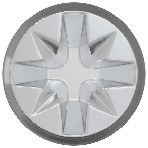 vidaXL L&aelig;singaskr&uacute;fa 2 pcs Silfur og Black M6 x 40 mm M&aacute;lmur