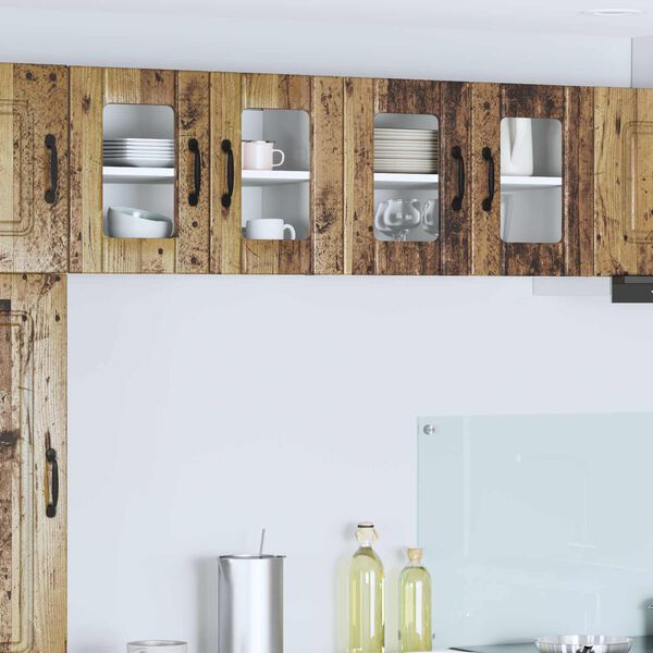 vidaXL Eldh&uacute;s sk&aacute;pur 2 pcs Gamalt timbur 60 x 31 x 40 cm