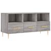 vidaXL Sj&oacute;nvarpssk&aacute;pur Gr&aacute;r Sonoma 102x36x50 cm Samsettur Vi&eth;ur