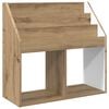 vidaXL B&ouml;rnin b&oacute;kask&aacute;pur me&eth; geymslu Artisan Eik 72,5 x 29,5 x 69 cm