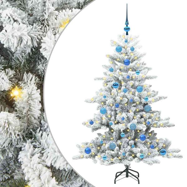vidaXL Gervi hengdu jólatré með 150 LED með standi 150 cm PVC