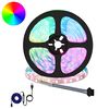vidaXL LED strimill 2 pcs Svartur og gegnheill 5500 mm Kopar og plast