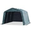 vidaXL F&aelig;ranlegt b&uacute;fj&aacute;rtjald PVC 550 g/m&sup2; 3,3x4,8 m D&ouml;kkgr&aelig;nt