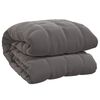 vidaXL &THORN;yngdarteppi Gr&aacute;tt 200x230 cm 13 kg Efni