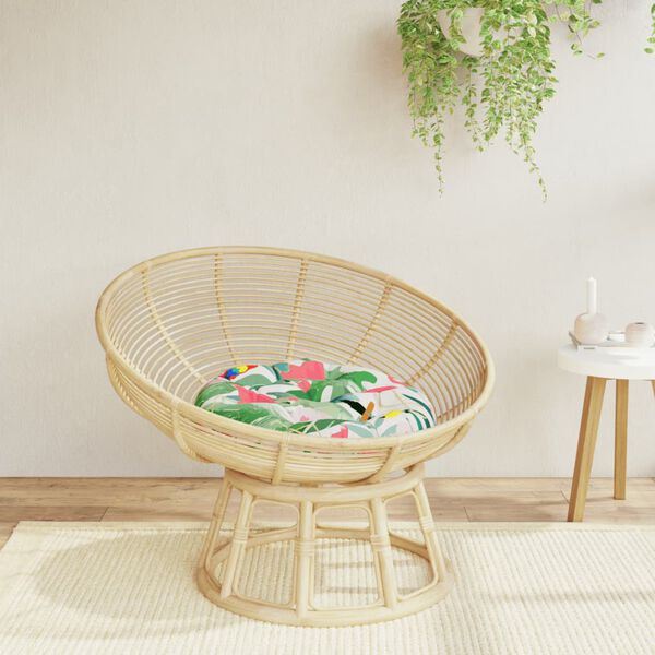 vidaXL Kringl&oacute;tt Sessa Marglita&eth;ur &Oslash; 60 x11 cm Oxfordefni