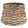 vidaXL Loftlampaskermur Br&uacute;nn &Oslash;38x23 cm V&iacute;&eth;it&aacute;g